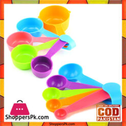 Rainbow Measuring Cups - Spoons Set 10 Pcs Set