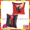 Red &Amp; Black Reversible Sequins Mermaid Pillow With Filling - Cus-110-26 2 Red &Amp; Black Reversible Sequins Mermaid Pillow With Filling - Cus-110-26