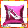 Reversible Mermaid Sequin Pillow - Pink &Amp; Silver