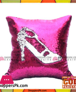 Reversible Mermaid Sequin Pillow - Pink & Silver