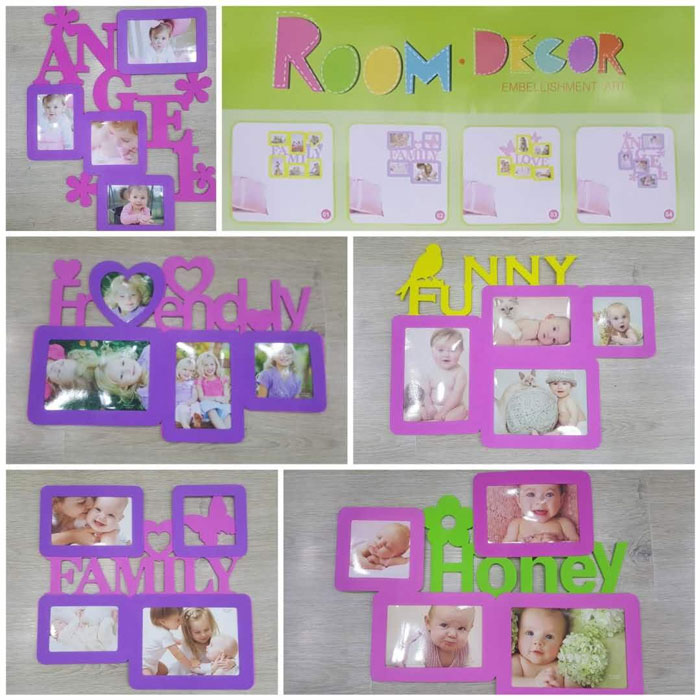 Room Decor Embellishment Art Photo Frame Wall Sticker 1 Pcs