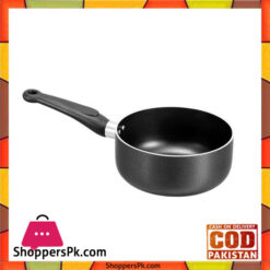 Sonex Premium Quality Non-Stick Classic Milk Pan - 20cm - Black