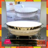 Imperial Collection Silver Plated Ceramic Platter With Burner A2