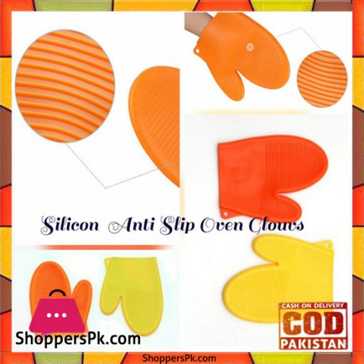 Silicone Anti Slip Oven Gloves One Pieces