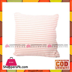 Simple Striped Colored Pillow - Pink-Pink