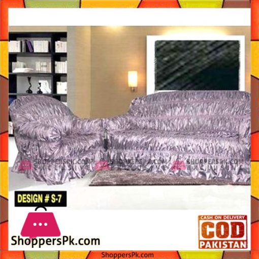 Sofa Covers Protector Slipcover - 5 Seater - Light Purple