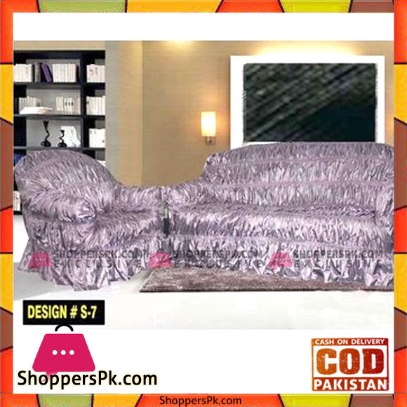 Sofa Covers Protector Slipcover - 5 Seater - Light Purple 3 Sofa Covers Protector Slipcover - 5 Seater - Light Purple