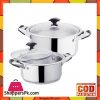 Sonex Mega Classic – 2 Cooking Pots Set – Stainless Steel