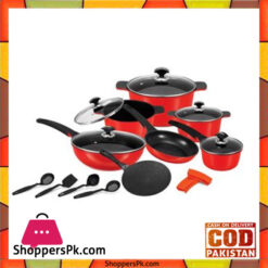 Sonex Deluxe Plus 18 Pieces Cookware Set