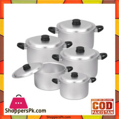 Sonex Bakelite Handle Stock Pot Set – Anodized