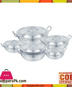 Sonex Round Karahi Set – Metal Finished