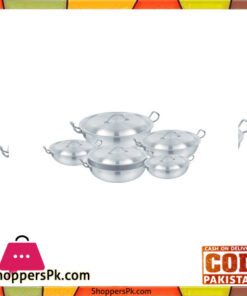 Sonex Round Karahi Set – 50299 – Metal Finished