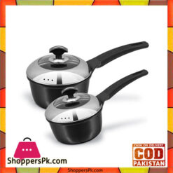 Sonex Splendor Sauce Pan – Ceramic Coating – Die Cast - 18 cm One Pieces