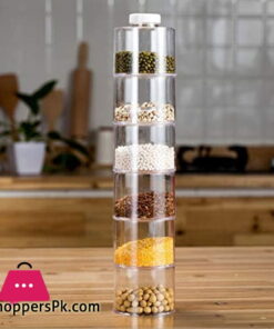Spice Tower Stacking Bottles With Sifter Lid Set of 6