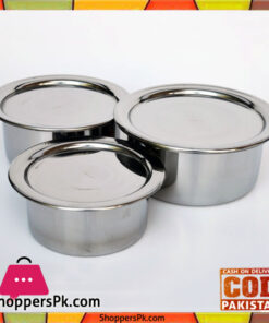 Stainless Steel Bacha Set (3 Piece)