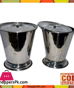 Stainless Steel Balti with Lid One Piece (Size 1)