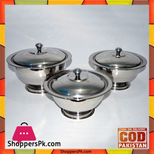 Stainless Steel Donga 3 Piece Set