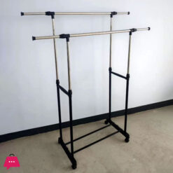 Stainless Steel Double Pole Clothes Hanger