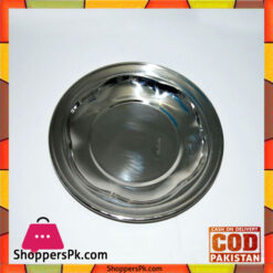 Stainless Steel Nagina Plates 6 Piece