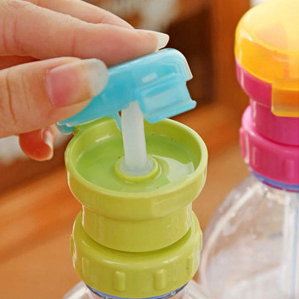 Straw Cap For Any Bottle One Piece