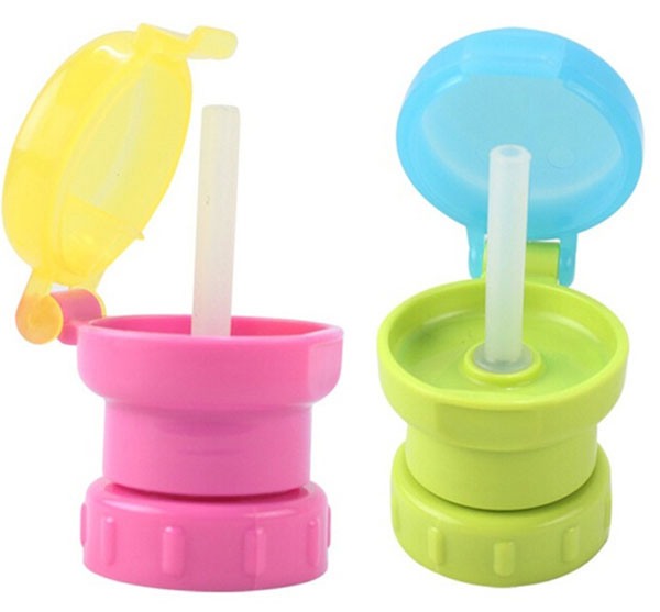 Straw Cap For Any Bottle One Piece