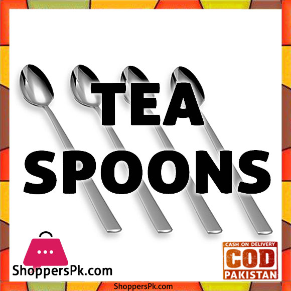 Stainless Steel Teaspoons Set of 6