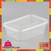1 Liters Transparent Square Microwave Safe Disposable Food Storage Containers Lunch Box 100 Pcs