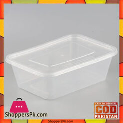 3 Liters Transparent Square Microwave Safe Disposable Food Storage Containers Lunch Box 100 Pcs