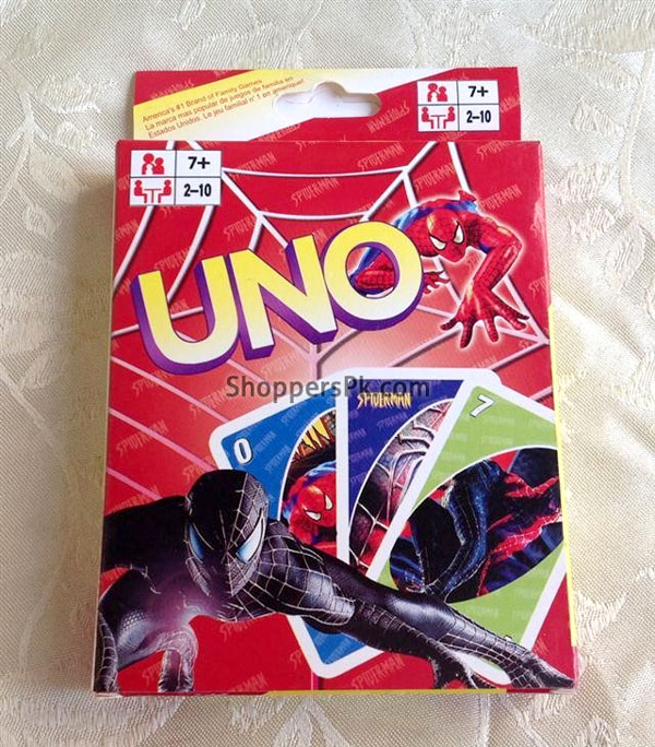 UNO Spider-Man Card Game For Kid