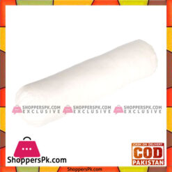 White Cotton Ball-Fiber Neck-Roll Filling Size 20x7 Inch