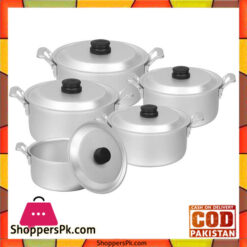 Sonex Aluminium Casted Handle 5 Pots Set