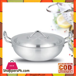 Chef Metal Finish Wok - 30 cm