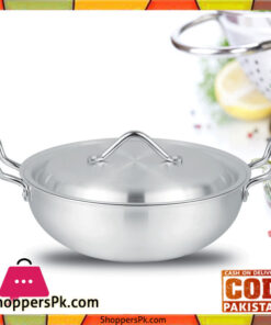 Chef Metal Finish Wok - 30 cm
