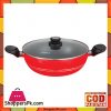 Chef Nonstick Cooking Wok – Glass Lid - 32 cm