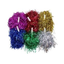 Cheerleading Pom Poms - 6Pcs - Multicolor