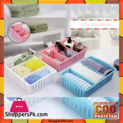 3 COMPARTMENT STORAGE BASKET LARGE