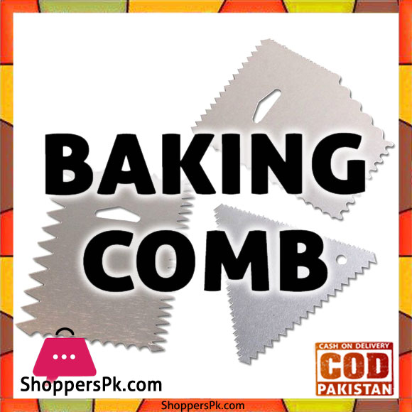 Stainless Steel Cake Decorating Comb in Islamabad