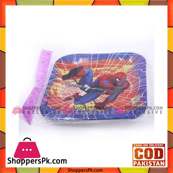 Balloons 10Pcs Spiderman Theme Square Plate - Multi 3 Balloons 10Pcs Spiderman Theme Square Plate - Multi