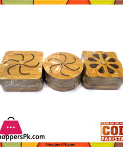 Bamboo Tea Coaster with Stand - 1 Pcs