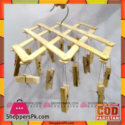 Bamboo Wooden Hanging Clothes Pin