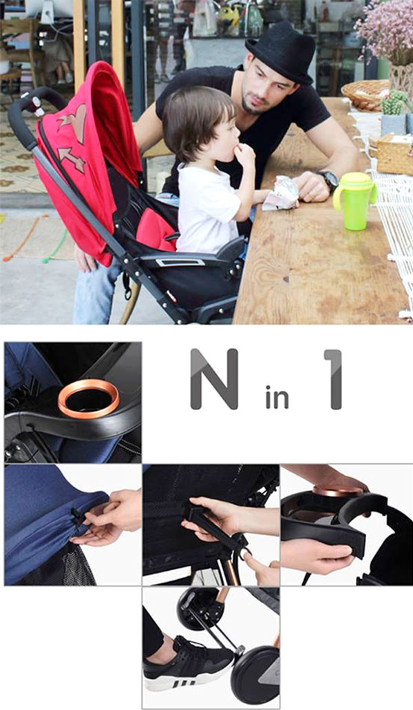 Baobaohao Qk1 Folding Baby Stroller
