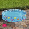 Bestway Fill 'N Fun Fix Basin Ocean Life Vinyl Kids Play Pool 4 Feet - 55028