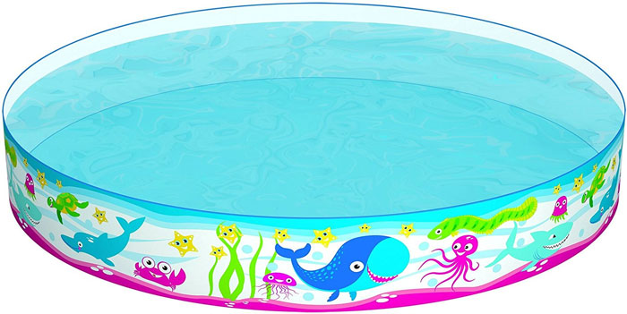 Bestway Fill 'N Fun Ocean Life Vinyl Kids Play Pool 5-Feet - 55029