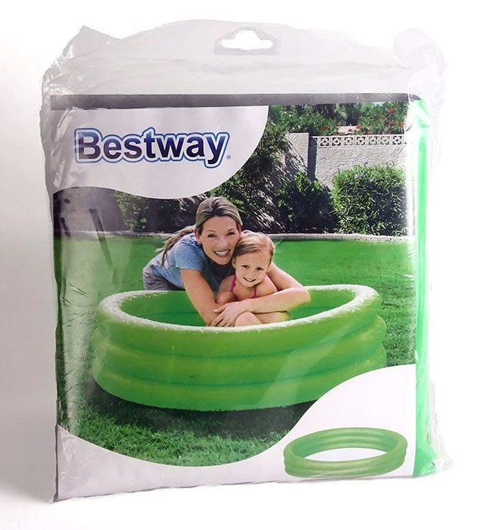 Bestway Inflatable 3-Ring Play Pool 48 x 10 INCH - 51025