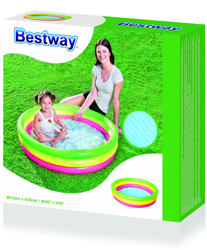 Bestway Inflatable Summer Pool 40 x 10 Inch - 51104