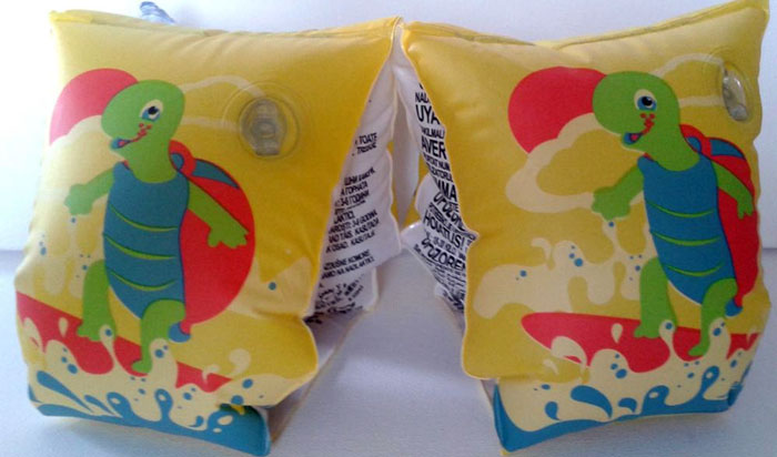 Bestway Inflatable Swim Turtle Armbands For Kids 3-6 Years - 32043