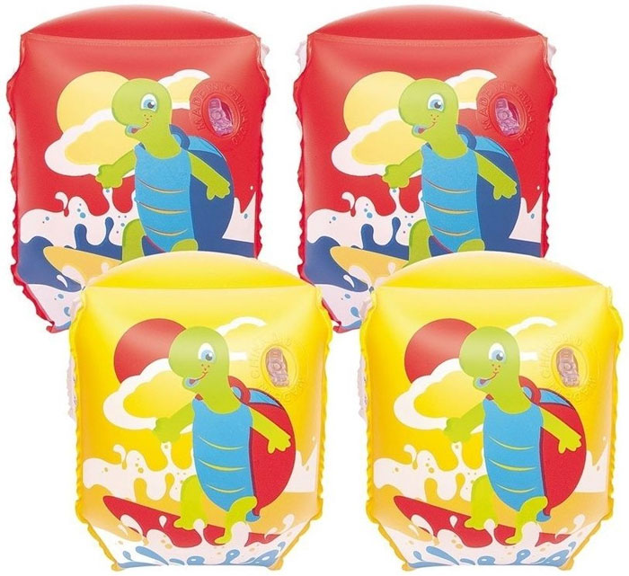 Bestway Inflatable Swim Turtle Armbands For Kids 3-6 Years - 32043