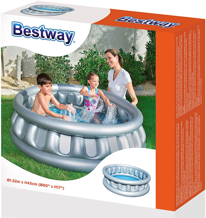 Bestway Silver Spaceship Pool 5 X 1.5 Feet - 51080