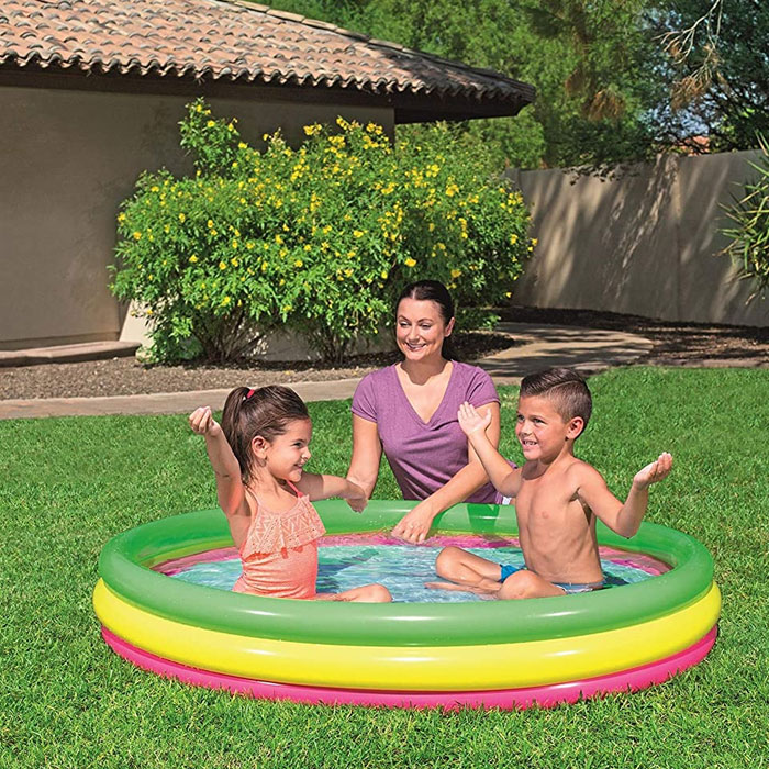 Bestway Genuine Three-Ring Inflatable Baby Swimming Pool - 51103