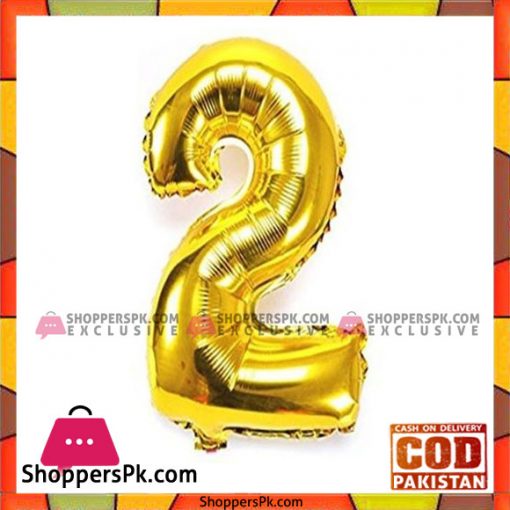 Birthday & Party Kreations Golden Foil Helium Balloon 32inch No.2